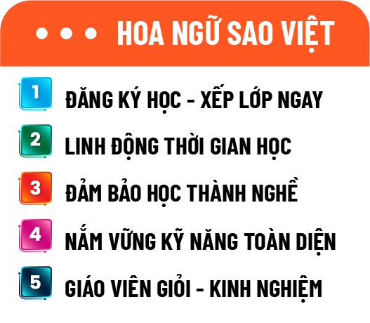 Khóa học tiếng hoa bình dương